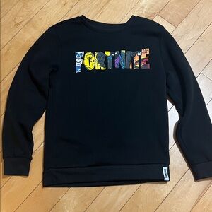 Youth Black Fortnite Sweatshirt